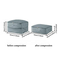 Self-Compressing Vacuum Storage Bags | Heavy Duty Space Saver Compression Storage Bag Qme Grey 1Pc