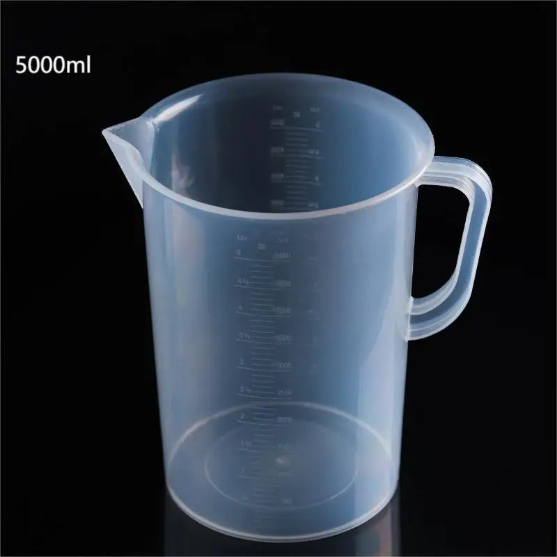 Graduated Plastic Beaker – Chemical-Resistant Measuring Cylinder Measuring Beaker Qme A8