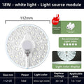 AC220V LED Round Panel Light with Magnetic Mounting | 7 Colors LED Panel Light Qme 18W white light