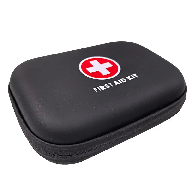 Compact Hard-Case First Aid Kit Bag with Carabiner Clip First Aid Kit Bag Qme