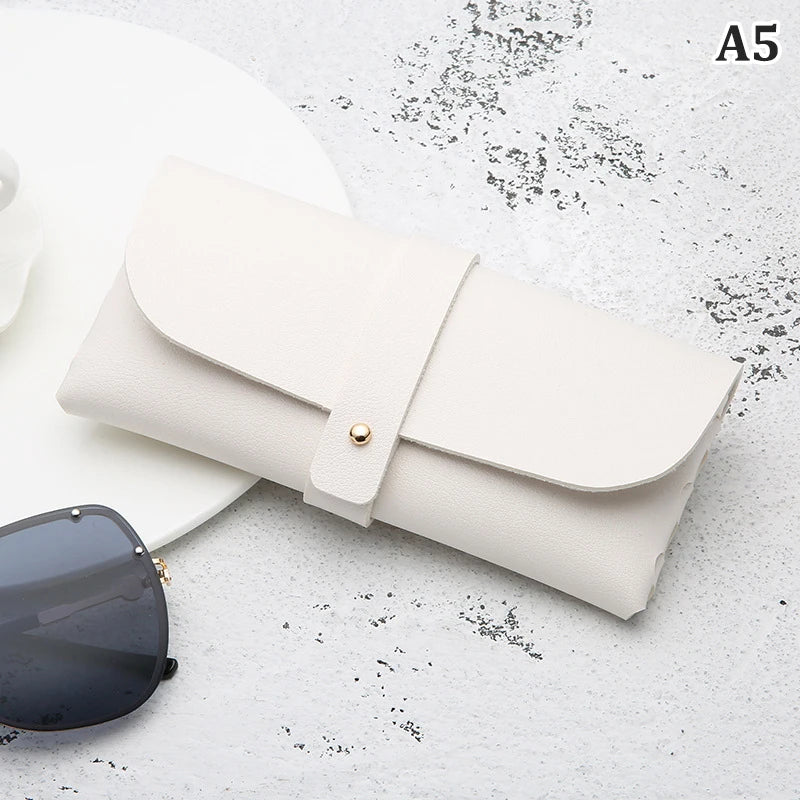 Soft PVC Leather Glasses Case – Sunglasses Storage Box Eyeglasses Case Qst A5