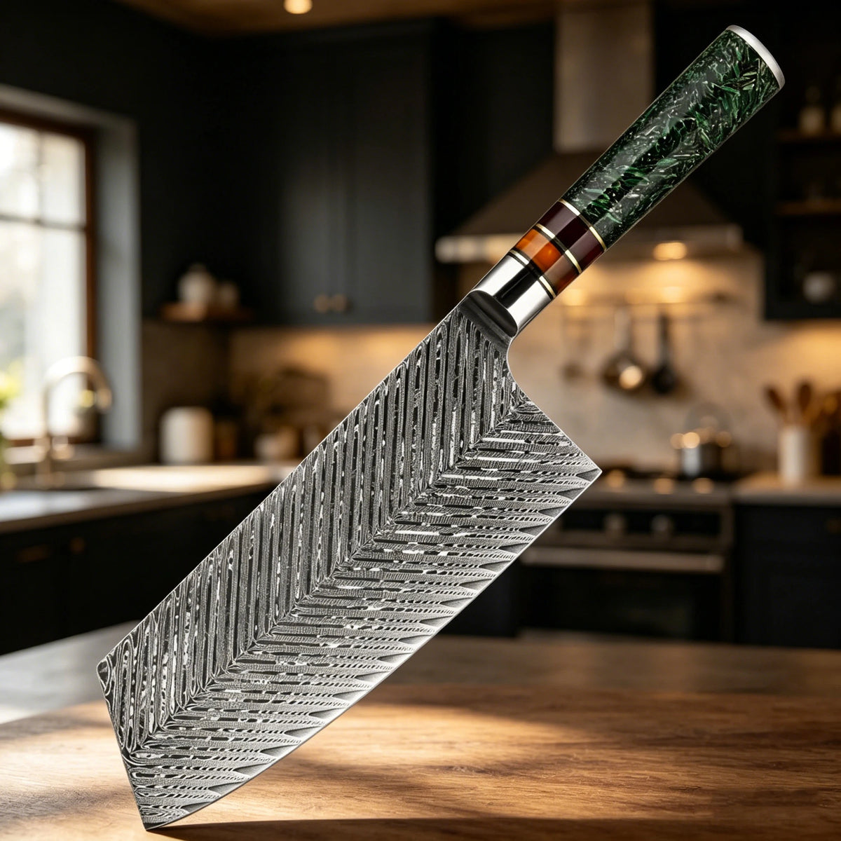 XITUO Damascus Steel Kitchen Knife Set – 1–6 Piece Chef Knives Damascus Kitchen Knife Set Qst