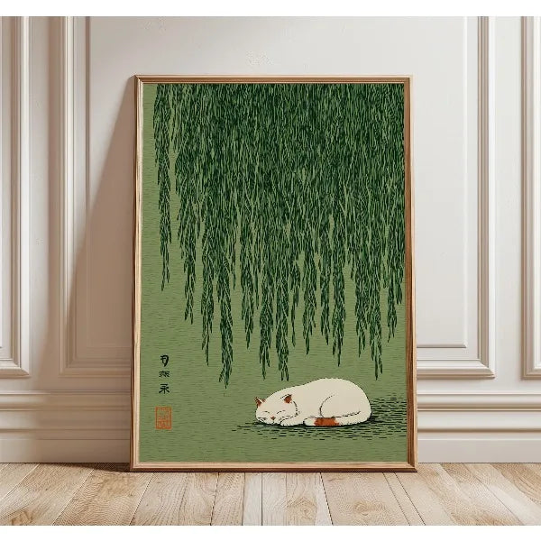 Japanese Cat Lily Pond Diamond Painting Kit – Wall Art Decor Diamond Painting Kit Qst 01 40x60cm Unframed