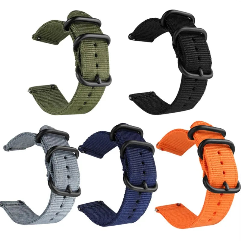 Nylon Sport Watch Band 20mm – Samsung, Amazfit & Garmin Sport Watch Band Qme