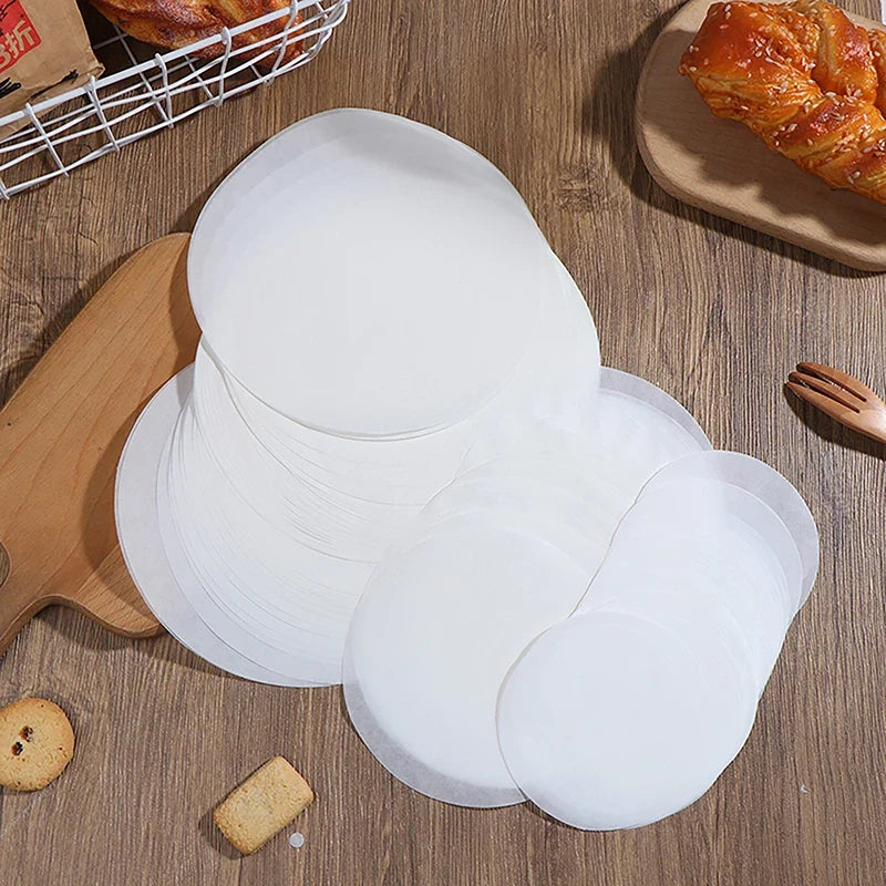 Round Parchment Paper Liners – Non-Stick Baking & BBQ Circles Parchment Paper Liners Qme