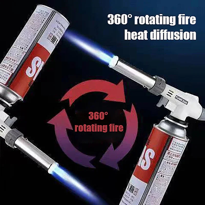 Butane Gas Torch Auto-Ignition – Cooking, Soldering & Welding Butane Torch Qme