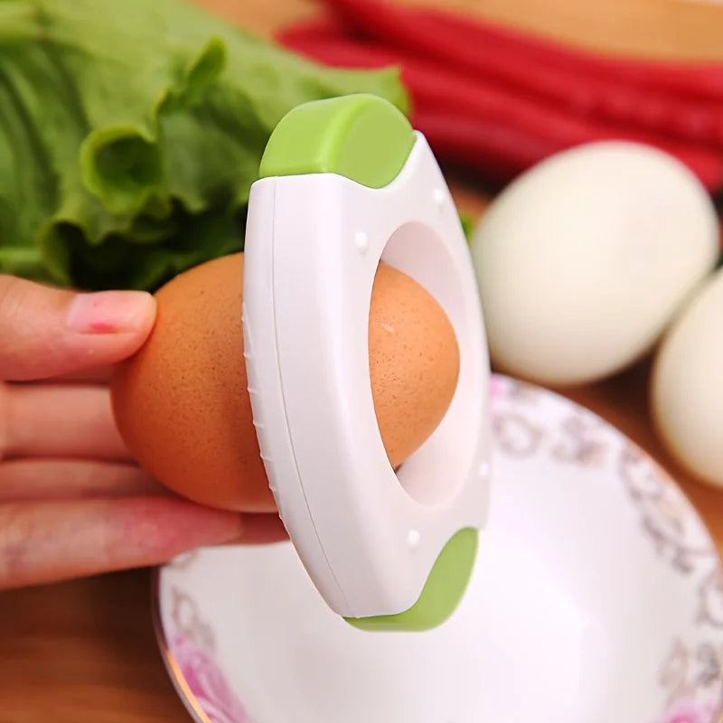 Stainless Steel Egg Opener & Eggshell Cutter Clamp Tool Egg Opener Tool Qme