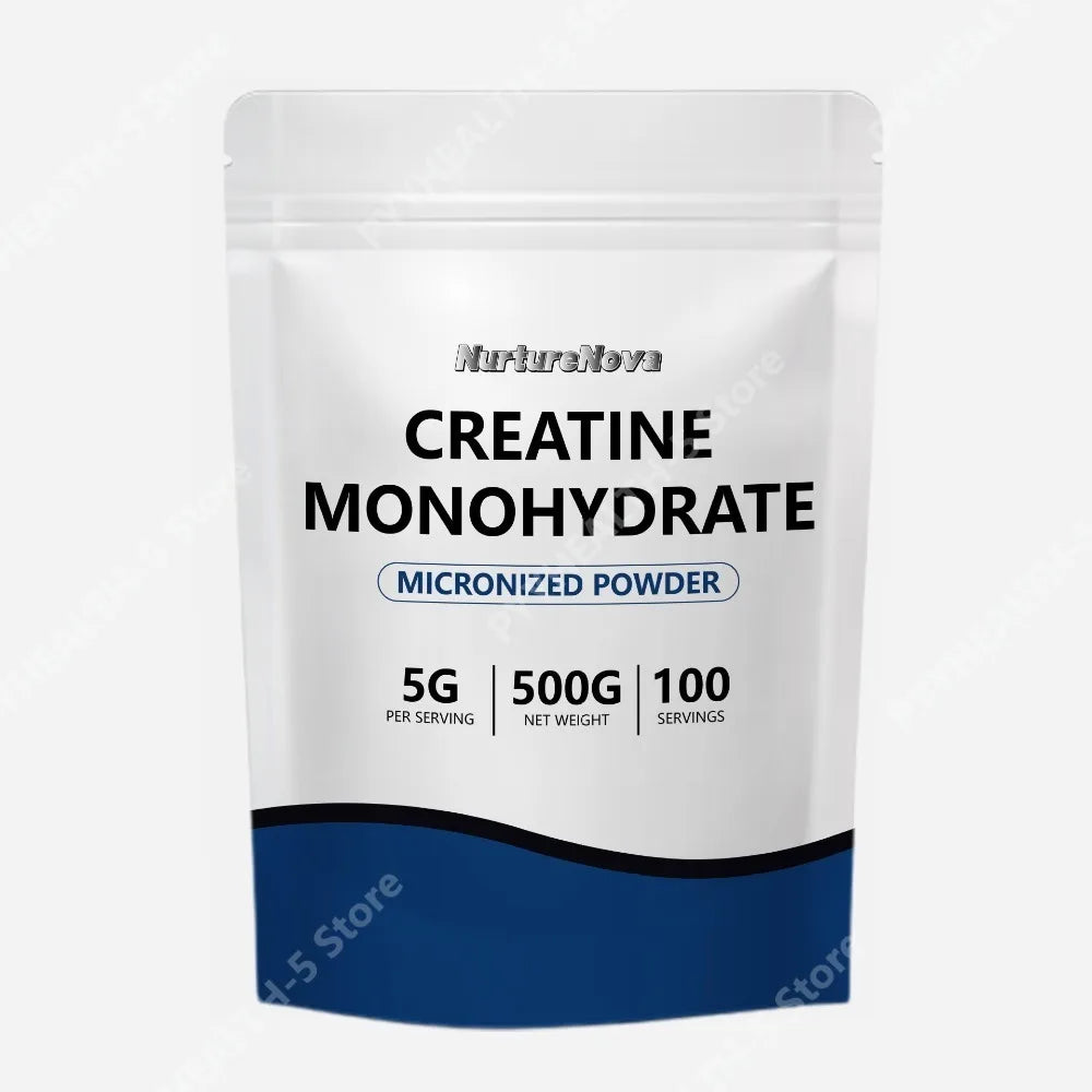 Micronized Creatine Monohydrate Powder 500g | 100 Servings Creatine Supplement Qst