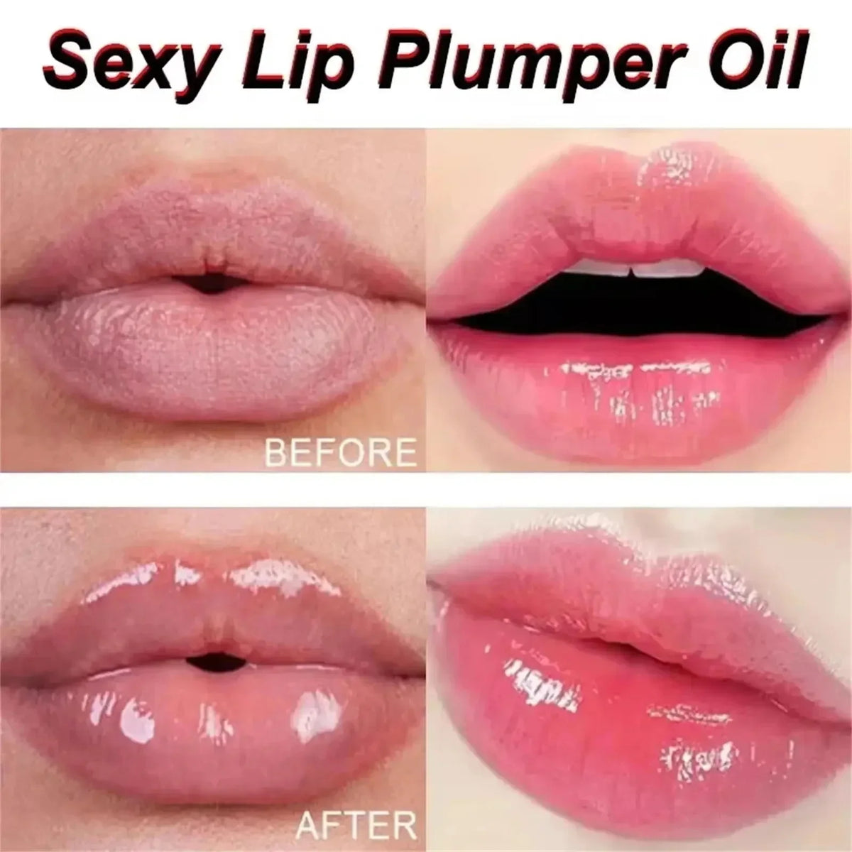 Lip Plumping Serum Oil with Hyaluronic Acid | Moisturizing Lip Plumping Serum Qme