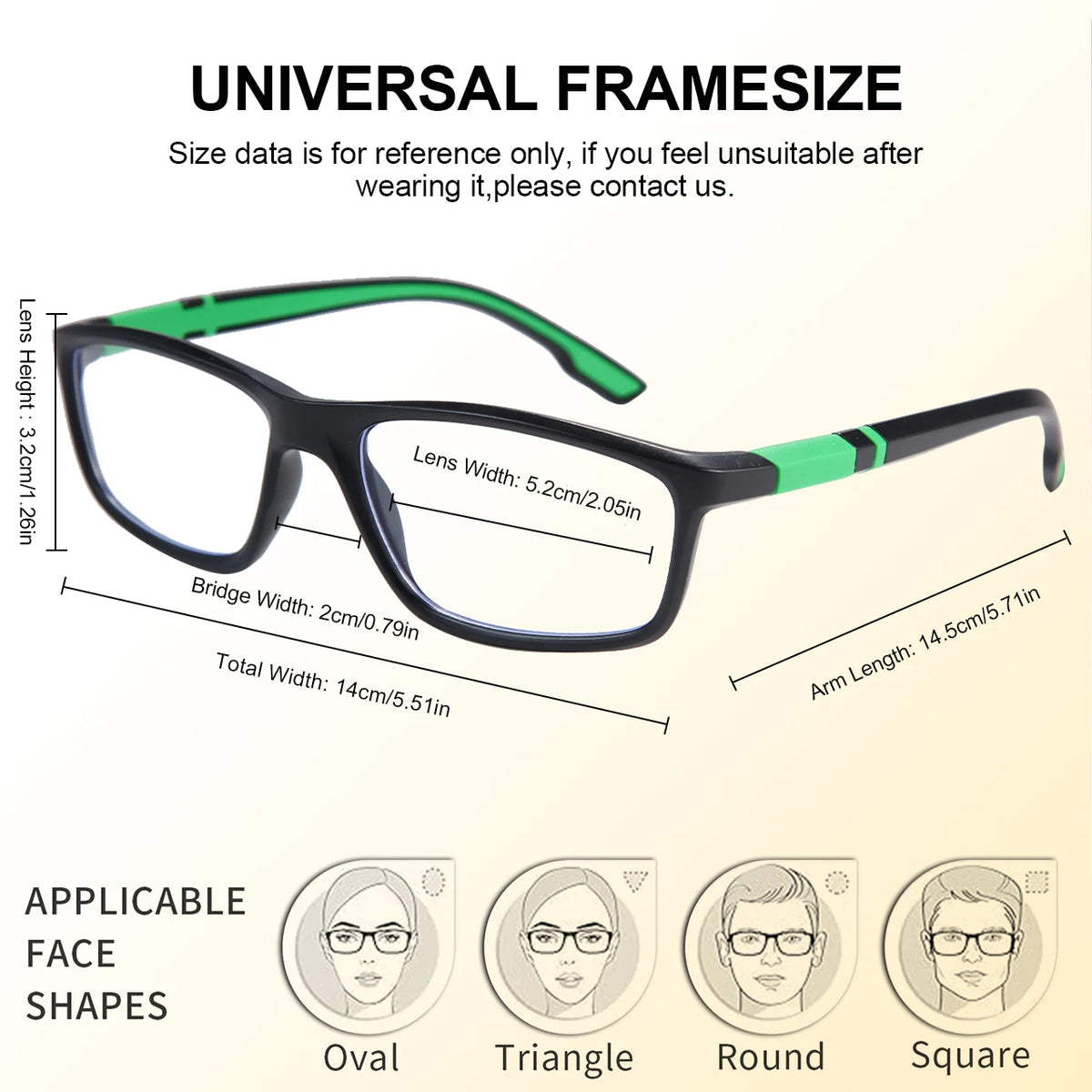 VOPHA L6 Auto Focus Reading Glasses – Blue Light Blocking White Reading Glasses Qst