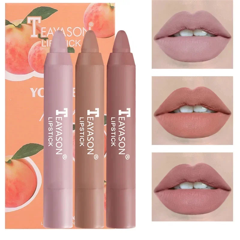Velvet Matte Lipstick – Waterproof Long-Lasting Lip Color Matte Lipstick Qme A
