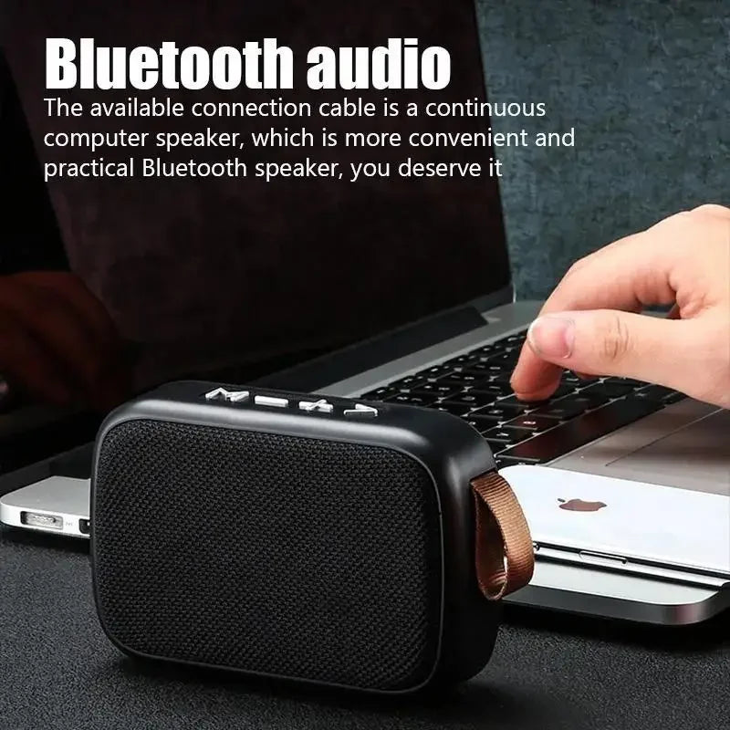 Mini Fabric Portable Bluetooth 5.0 Wireless Speaker Soundbar Portable Bluetooth Speaker Qme