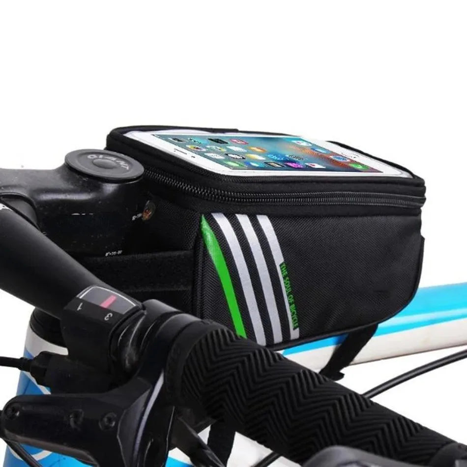 Rainproof Bike Frame Bag Front Tube Cycling Phone Case Cycling Phone Bag Qme