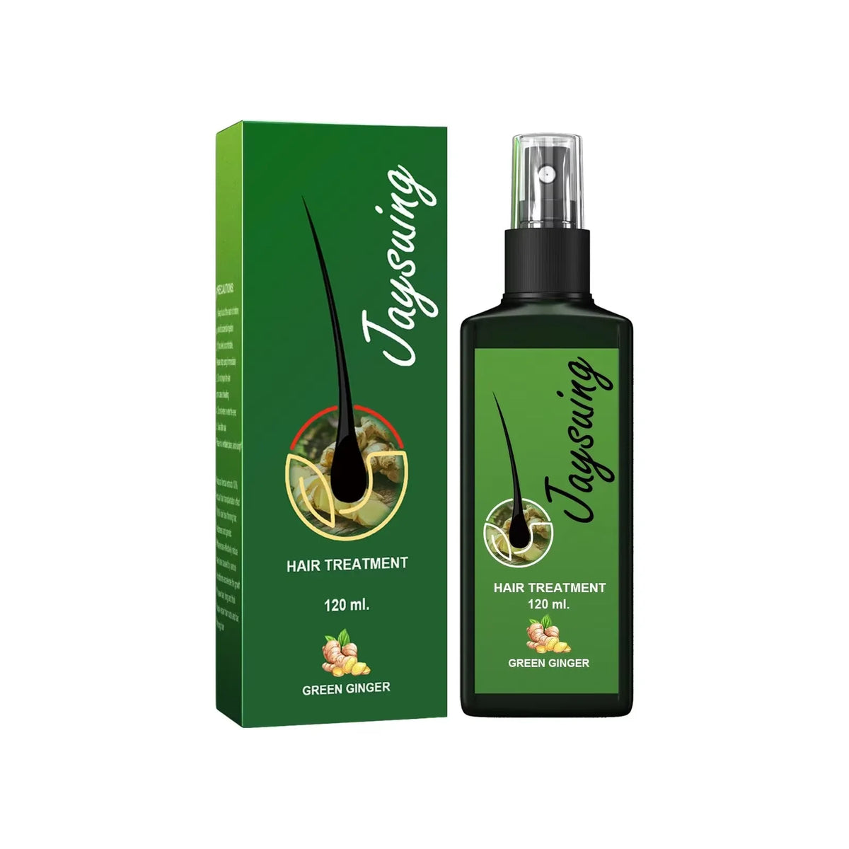 Ginger Hair Growth Spray – Scalp Nourishing Serum 30ml/120ml Hair Growth Serum Qst 120ml