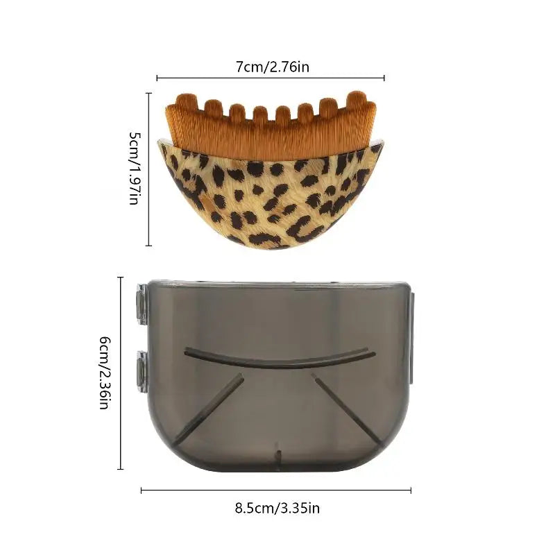 Leopard Print Chin Face Contour Massager | Portable Tool Face Contour Massager Qme Onesize