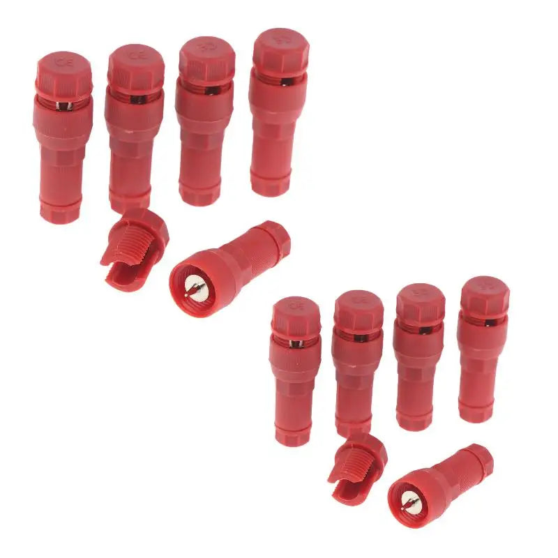 T-Shape Low Voltage Wire Connectors for Landscape Lighting 5-Pack Wire Connector Qme Red 10pcs