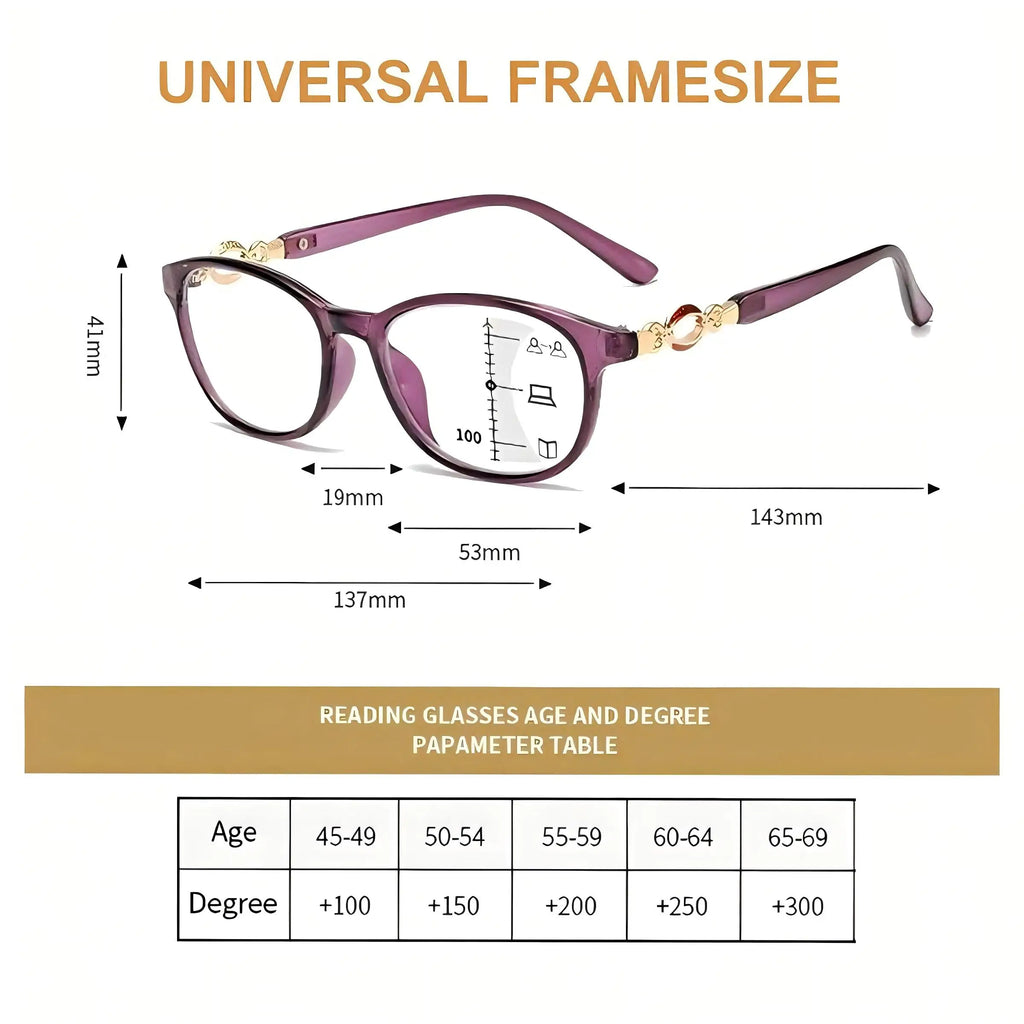 VOPHA Progressive Multifocal Reading Glasses Anti-Blue L4 Progressive Reading Glasses Qst