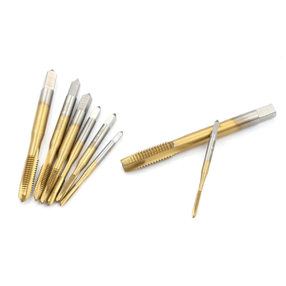HSS Metric Straight Flute Thread Tap Set M2 M3 M4 M5 M6 M8 Thread Tap Set Qme
