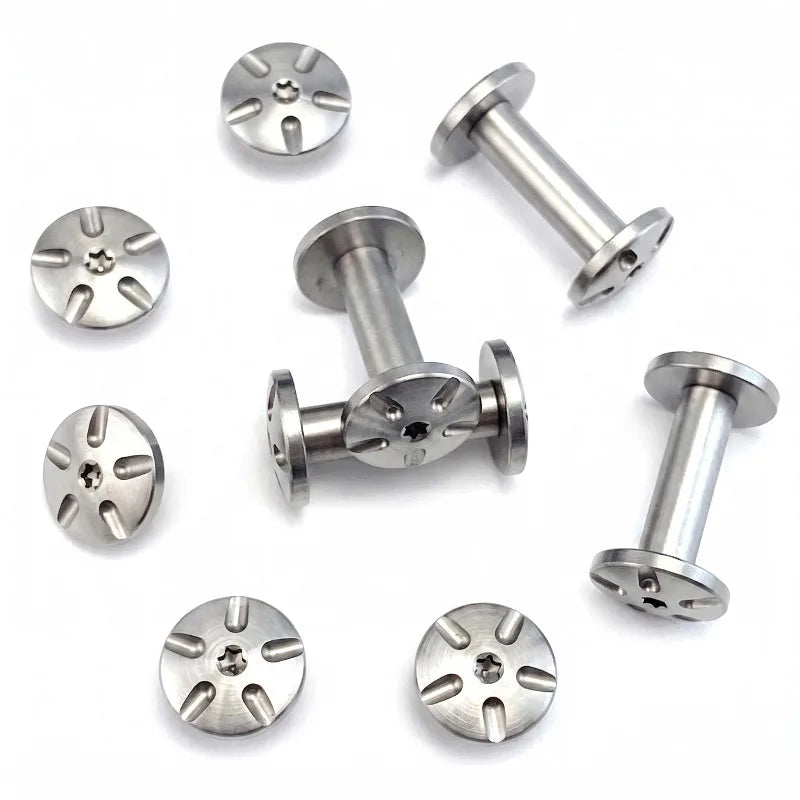 Stainless Steel Knife Handle Screws 5mm 6mm – 2-Set DIY Kit Knife Handle Screws Qst
