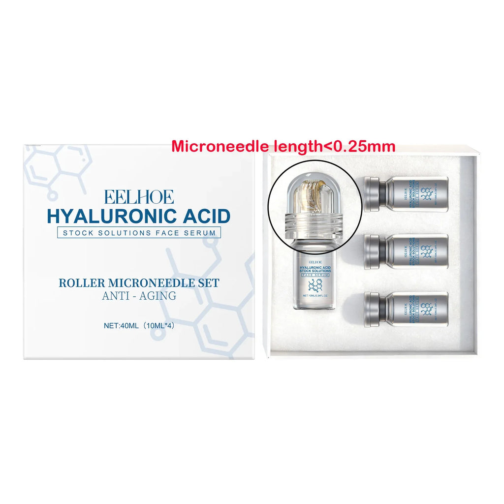Hyaluronic Acid Face Serum & Roller Microneedle Set | Qme Face Serum Roller Qme