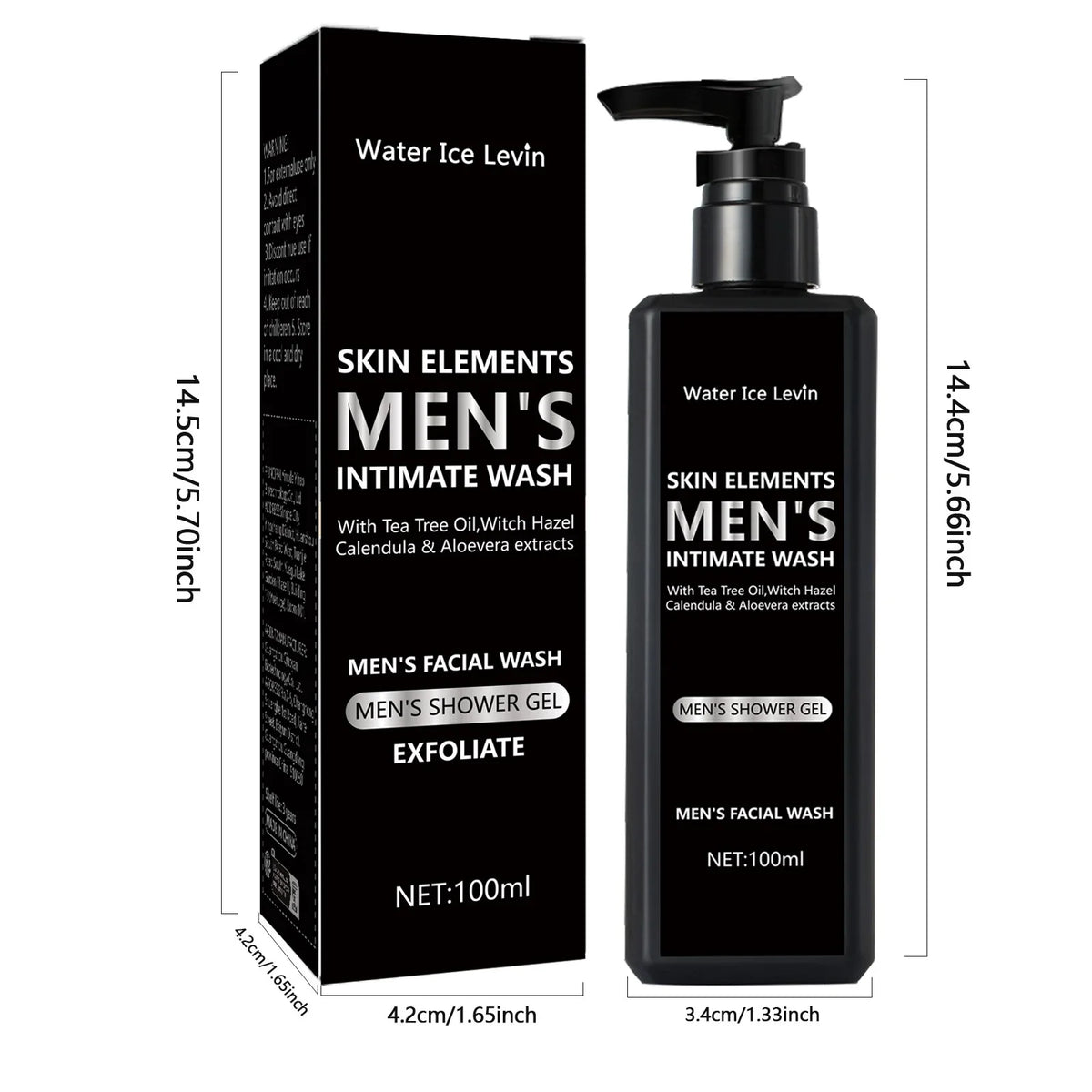 Men's Daily Facial Cleanser – Oily Skin, Deep Cleansing 100ml Men's Facial Cleanser Qme