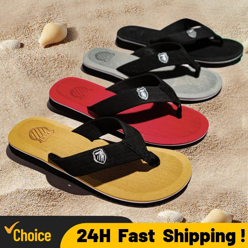 Men's EVA Flip-Flops – Anti-Slip Breathable Summer Sandals Men's Flip-Flops Qme