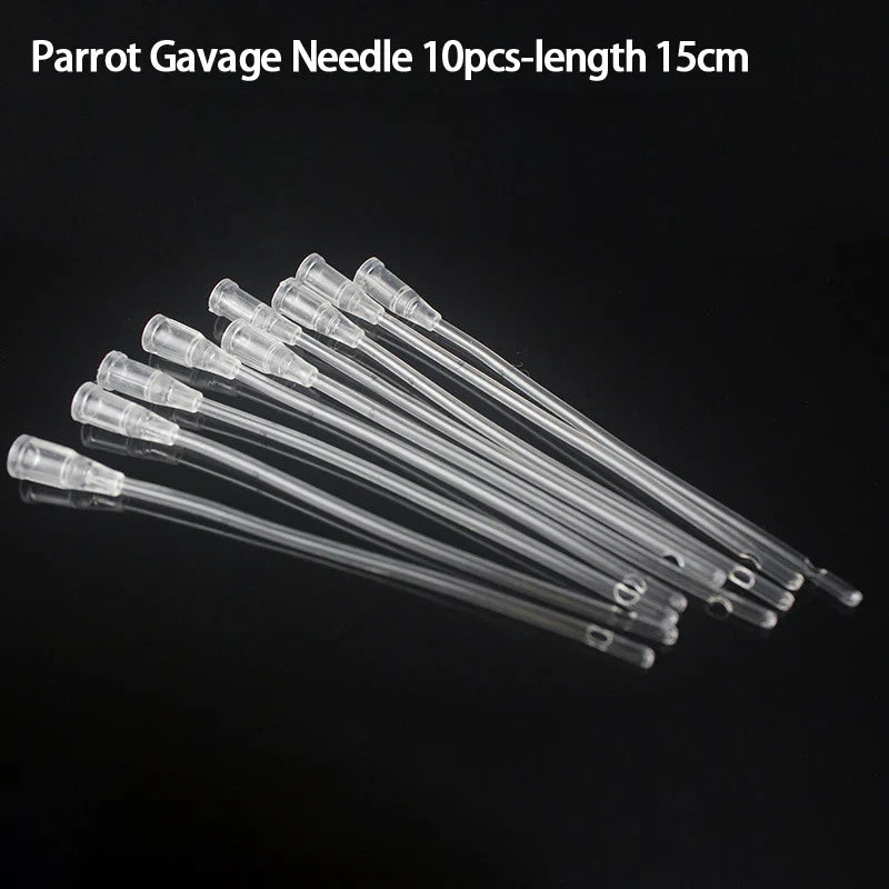Silicone Bird Gavage Feeding Tubes for Parrots – 10pcs Bird Feeding Tube Qme 10pcs 15cm