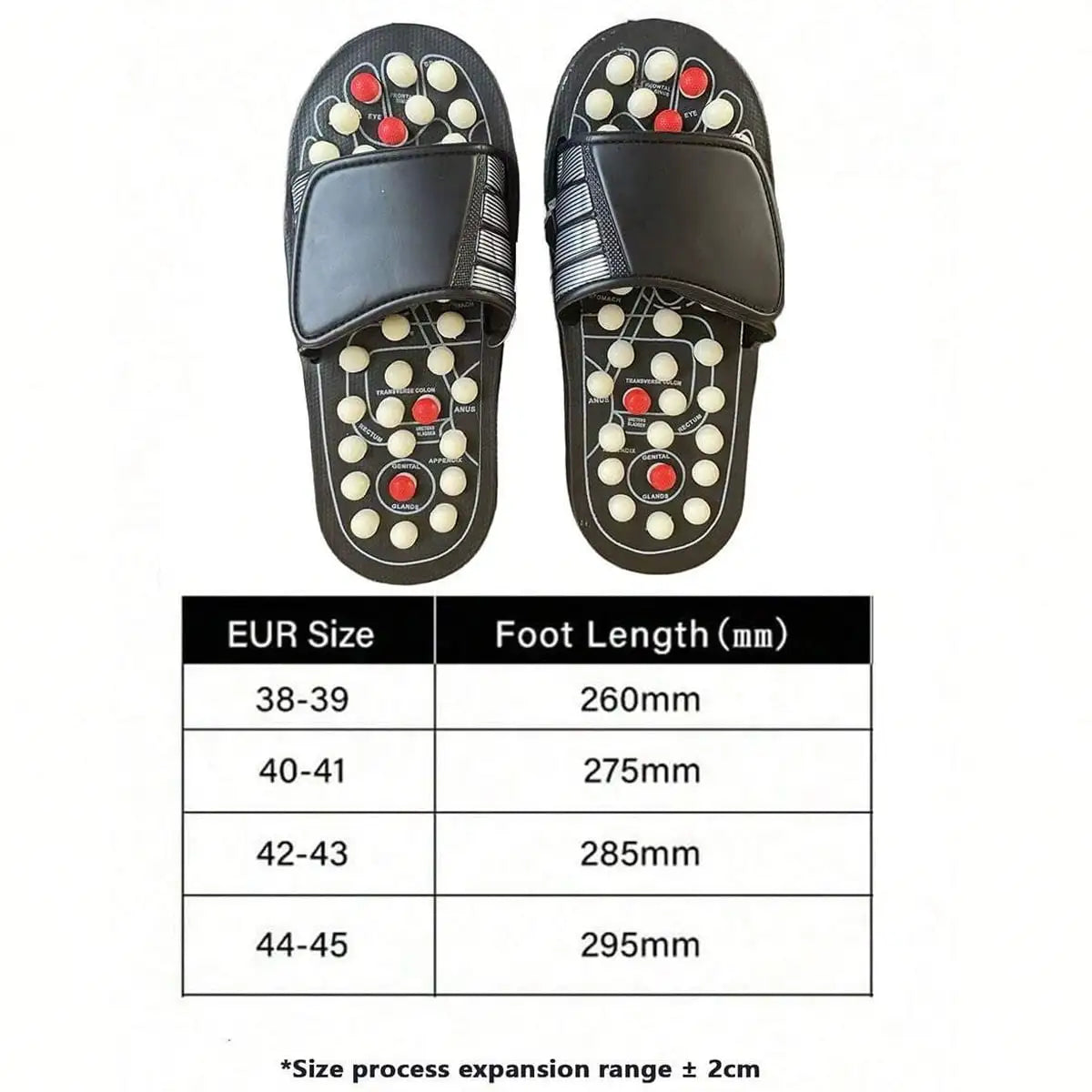 Acupoint Rotating Massage Slippers – Unisex Foot Massage Shoes Foot Massage Slippers Qst