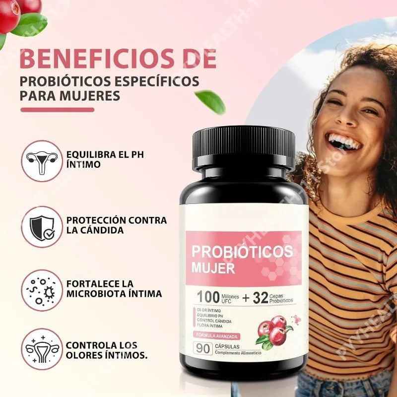 Probiotics for Women – 32 Strains, 100M CFU, 90 Capsules Probiotic Supplement Qst