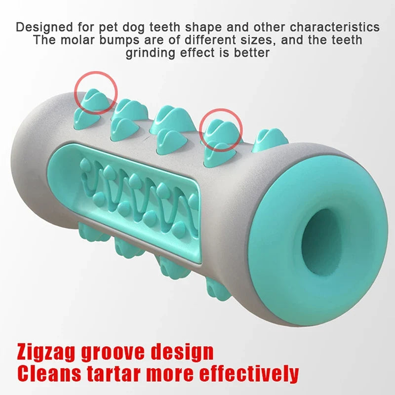 Dog Toothbrush Chew Toy – Safe TPR Dental Cleaning Toy Dog Dental Chew Toy Qme