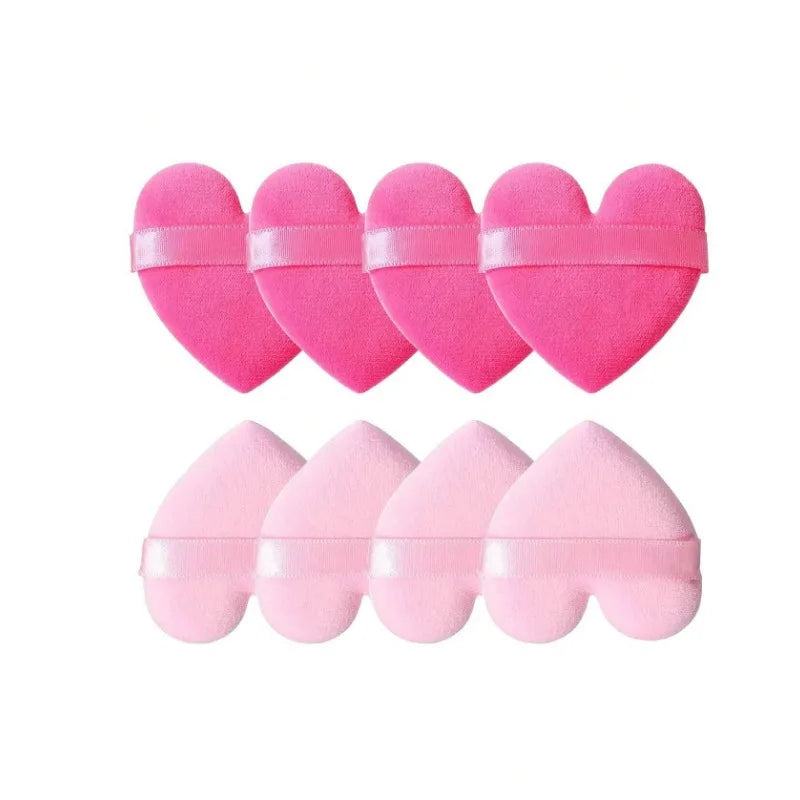 Heart-Shaped Velvet Powder Puff – Eye Contouring Tool 6cm Makeup Powder Puff Qme