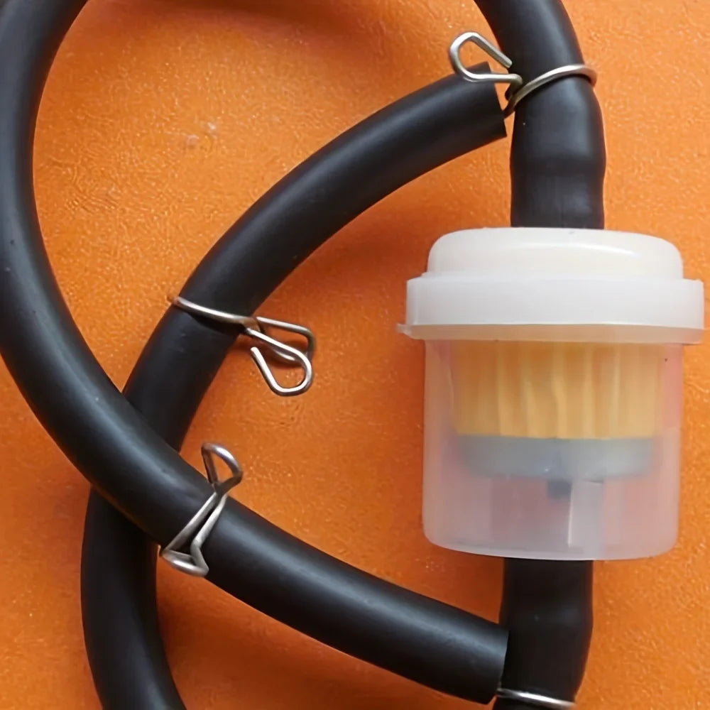 Motorcycle Inline Fuel Gas Filter 10-Pack | Scooter ATV Moped Inline Fuel Filter Qme