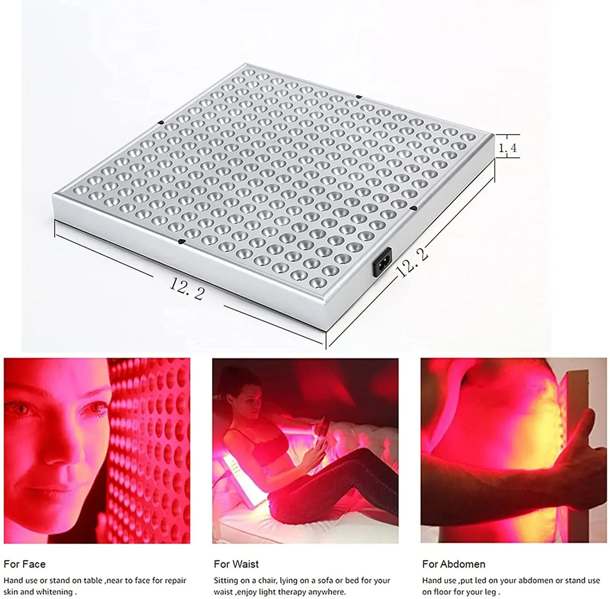 XceeFit 45W Red Light Therapy Panel 660nm 850nm LED Face & Body LED Therapy Panel Qst