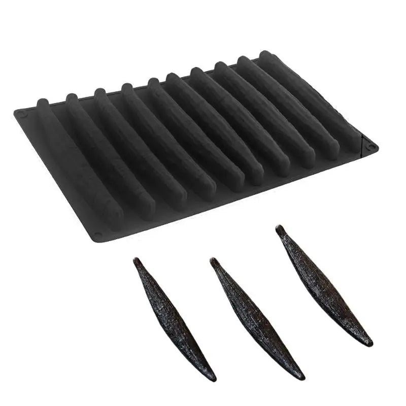 10-Cavity Silicone Mousse Cake Mold | Chocolate & Baking Tool Silicone Baking Mold Qme