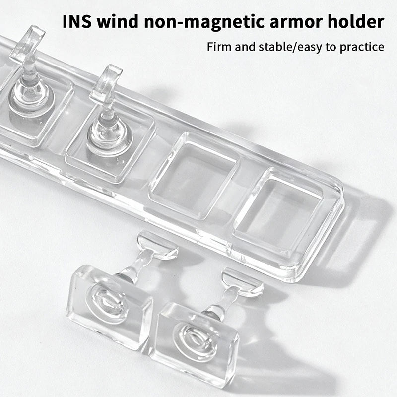 Non-Magnetic Nail Stand – Nail Tips Display & Practice Holder Nail Practice Stand Qst