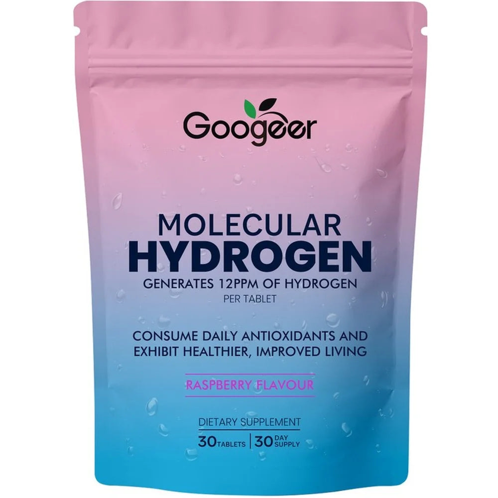 Molecular Hydrogen Water Tablets 12PPM Raspberry – 30 Ct Hydrogen Water Tablets Qst 1 Bag 30Pieces