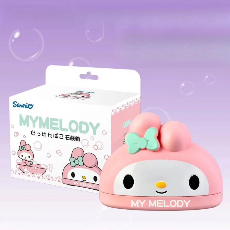 Kuromi Portable Soap Dish with Lid & Drain – Dorm & Travel Soap Dish Qme