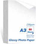 A3 Waterproof Glossy Inkjet Photo Paper | Embossed Bead Surface Inkjet Photo Paper Qme 80 sheets A3