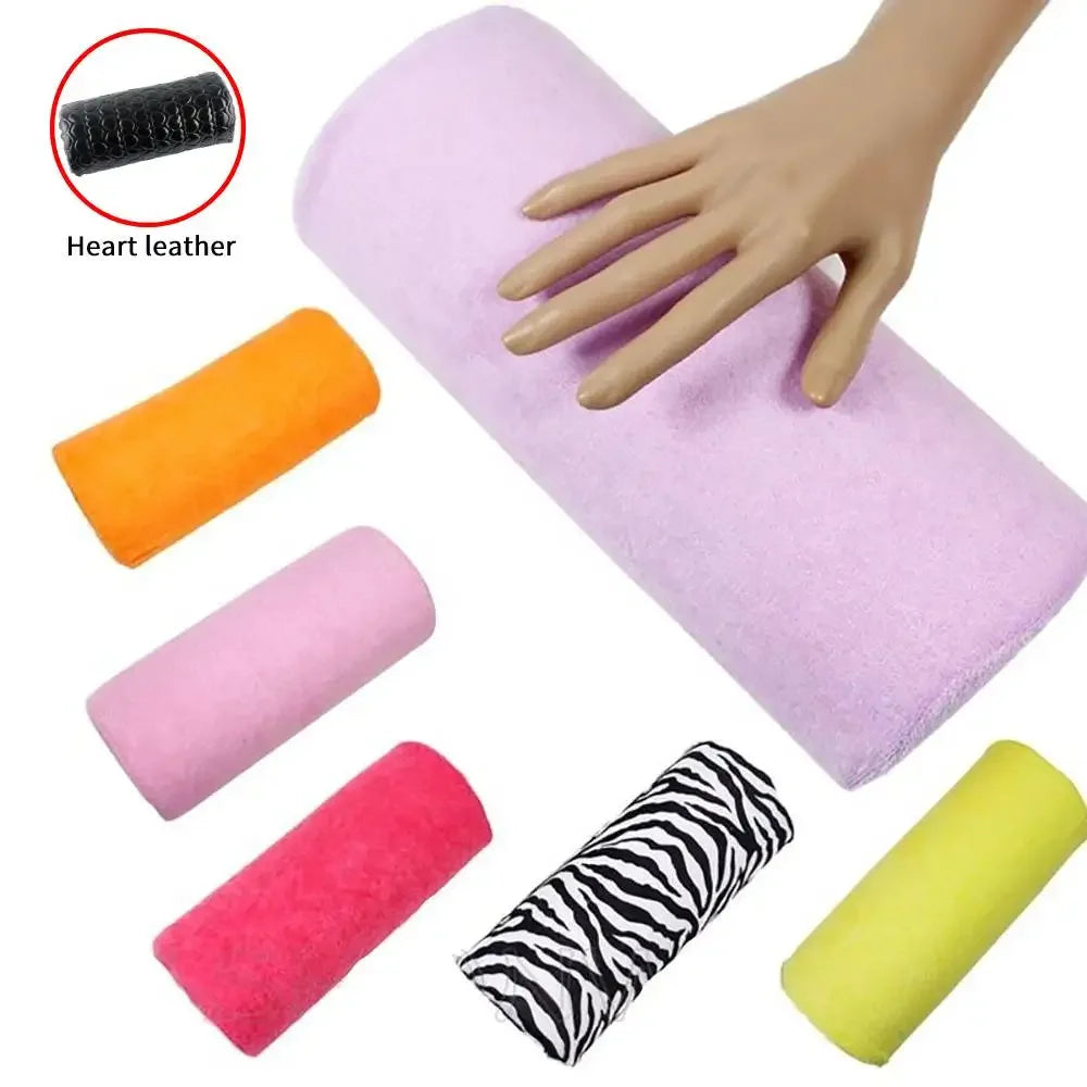 Soft Manicure Hand Rest Pillow – 10 Colors Nail Arm Cushion Manicure Arm Cushion Qme