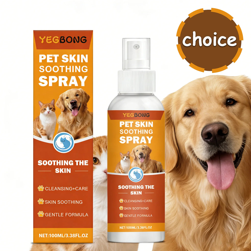 YEGBONG Pet Skin Soothing Spray – Dogs & Cats 100ml Pet Skin Spray Qst Default Title
