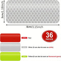 Reflective Safety Warning Stickers for Cars & Motorcycles Reflective Safety Stickers Qme 36pcs