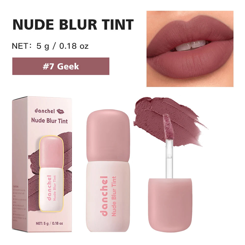 Soft Matte Velvet Liquid Lipstick – High Pigment K-Beauty Lip Glaze Liquid Lipstick Qst 07