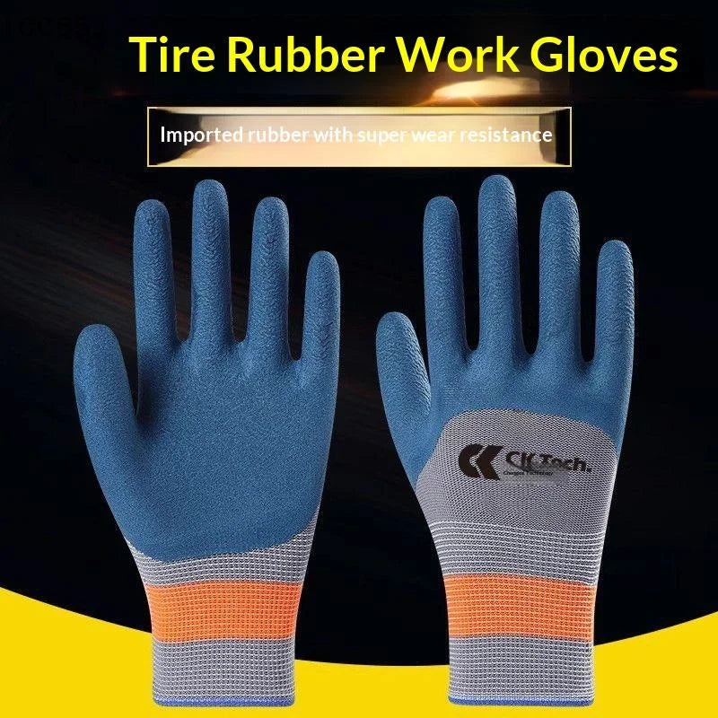 Rubber Palm Thorn-Proof Garden Gloves – Grip & Breathable Garden Work Gloves Qst
