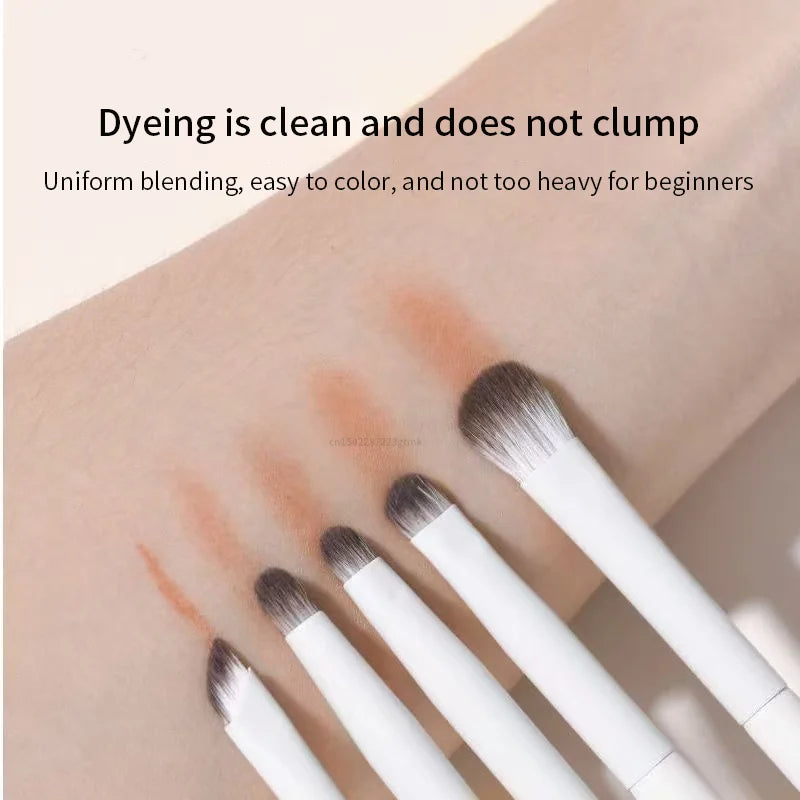 5-8 Pc Natural Eye Makeup Brush Set – Soft Eyeshadow Detail Eye Makeup Brush Set Qme
