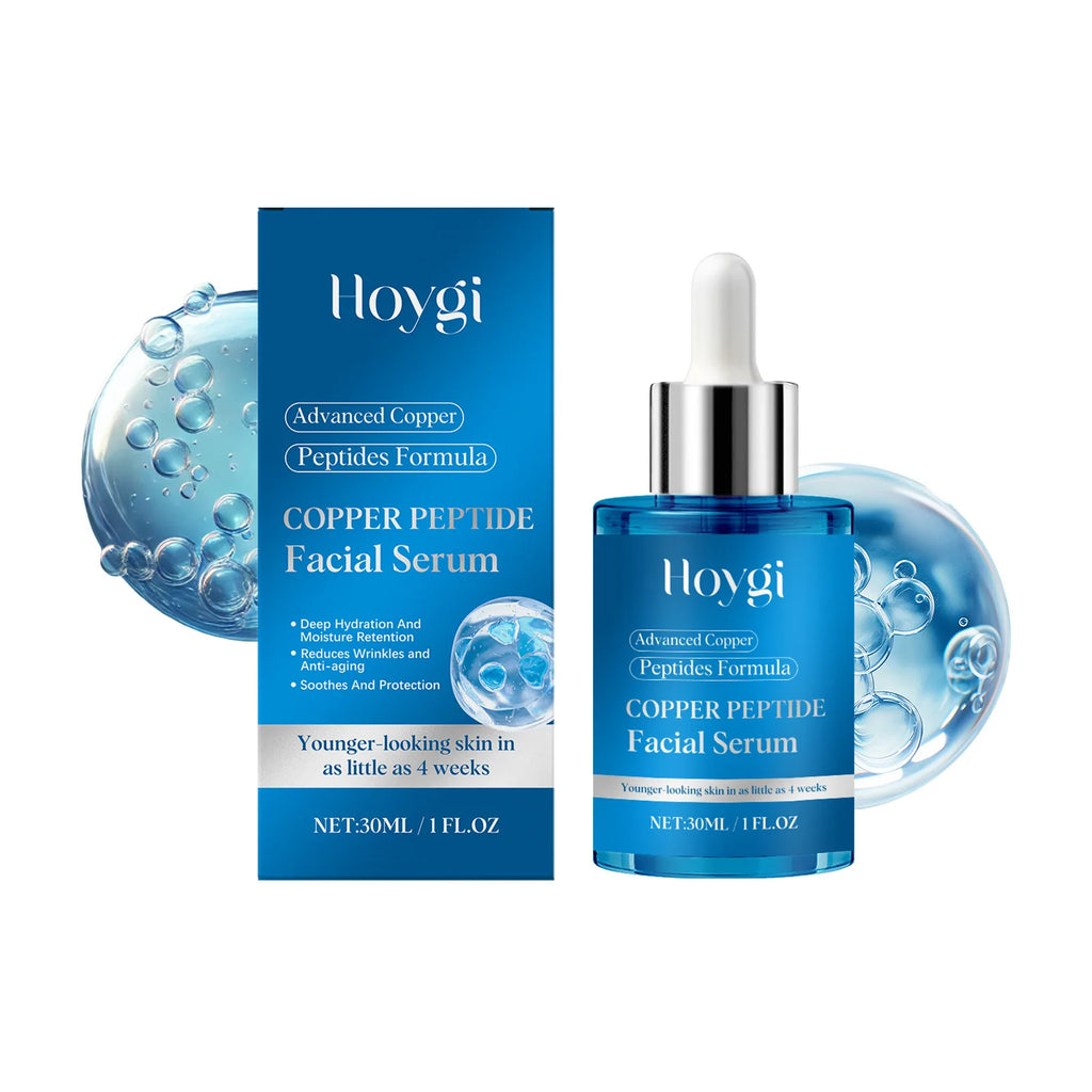Hoygi GHK-Cu Copper Peptide Facial Serum – Daily Moisturizer Copper Peptide Face Serum Qst 1pc