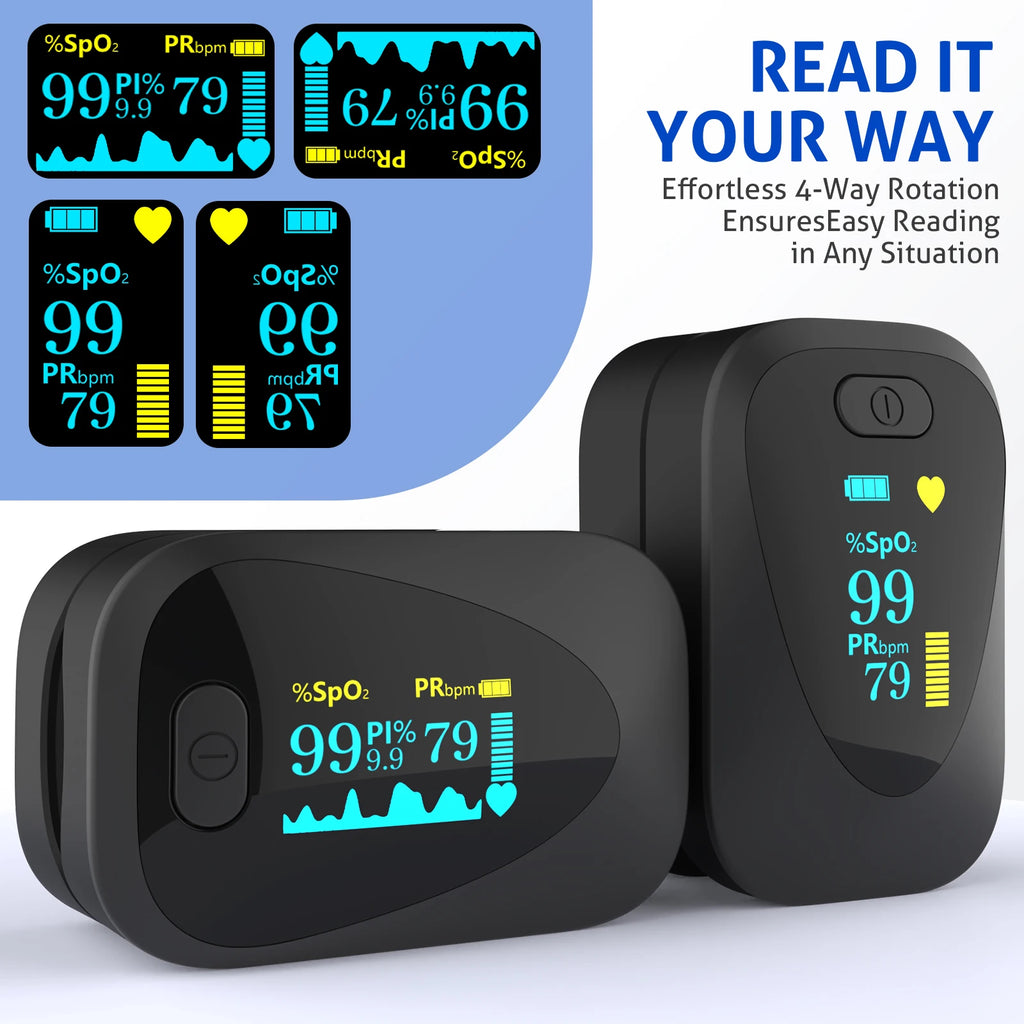 KTS C6AO Fingertip Pulse Oximeter – SpO2, Pulse Rate & PI Pulse Oximeter Qst
