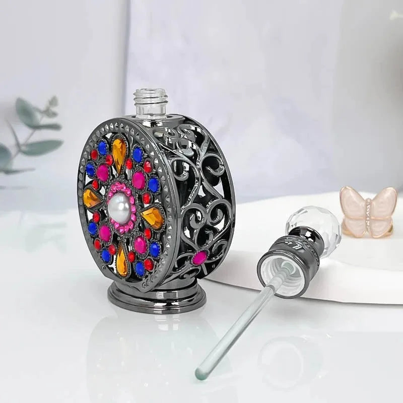 Luxury 15ml Glass Perfume Bottle | Empty Refillable Dispenser Refillable Perfume Bottle Qme