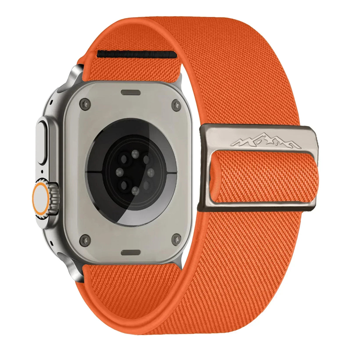 Nylon Apple Watch Band – Series 9 8 7 SE Ultra 2 | 16 Colors Watch Band Qme Orange 42mm 44mm 45mm 49mm