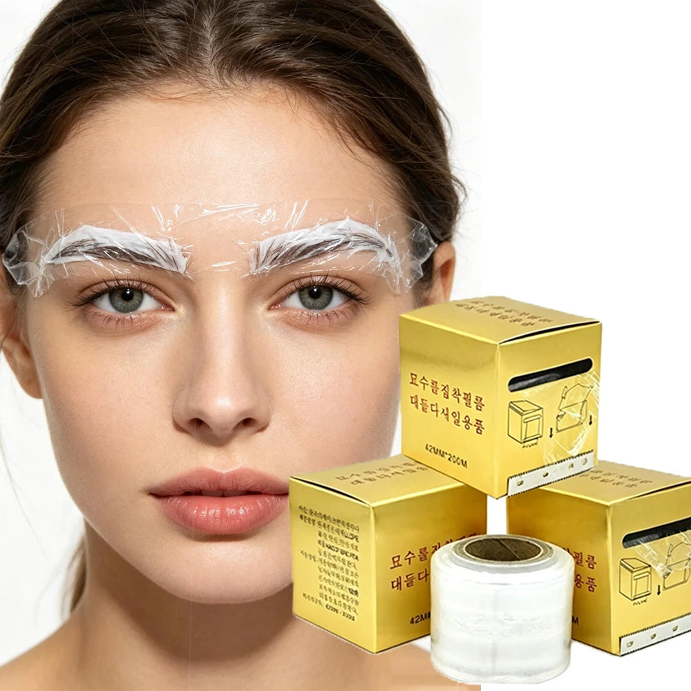 3-Roll PMU Microblading Barrier Film Wrap 42mm×200m | VamsLuna PMU Barrier Film Qst