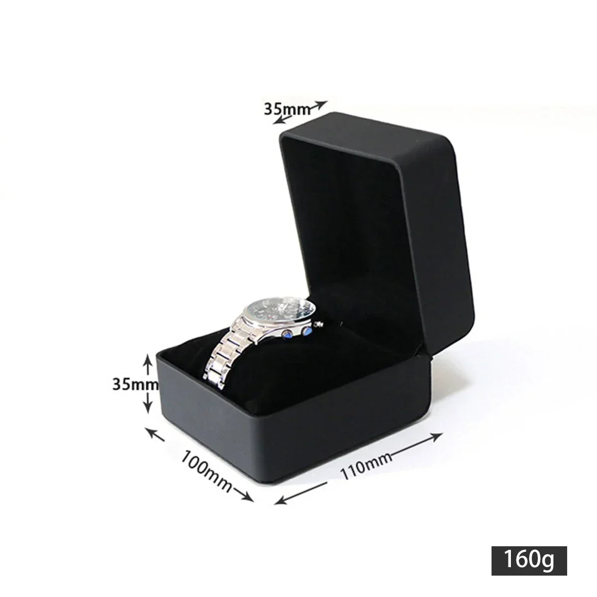 Single Watch Box PU Leather Pillow Display Case | 12 Colors Watch Display Case Qme